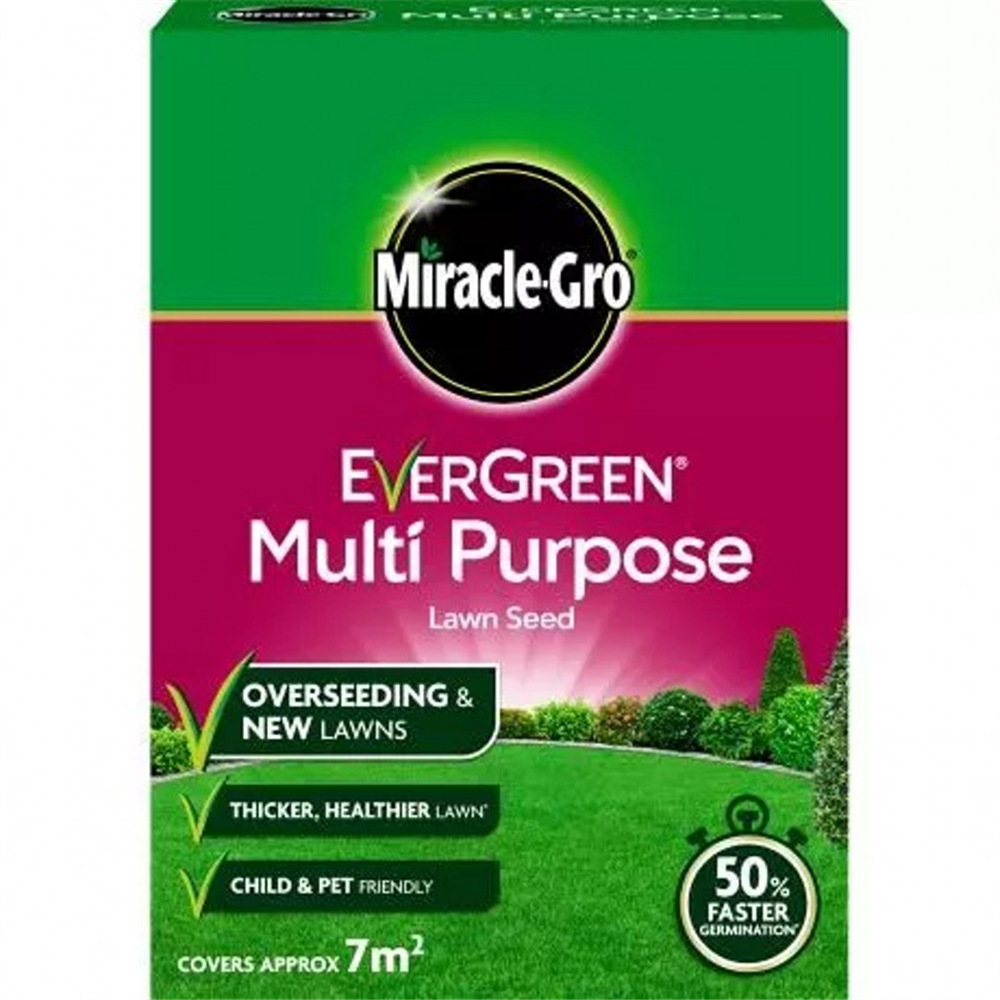 Grass Seed Evergreen Multi Purpose 210g Waterperry Gardens